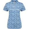 FootJoy Ladies Cap Sleeve Lisle Navy Floral Print