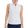 FootJoy Ladies Sleeveless Lisle White