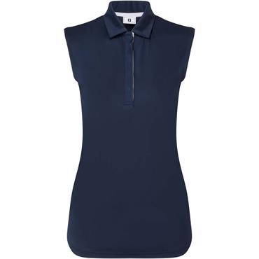 FootJoy Ladies Sleeveless Lisle Navy