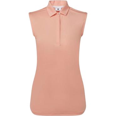 FootJoy Ladies Sleeveless Lisle Desert Peach