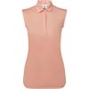 FootJoy Ladies Sleeveless Lisle Desert Peach