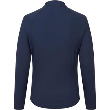 FootJoy Ladies Full-Zip Rib Midlayer Navy