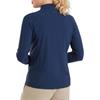 FootJoy Ladies Full-Zip Rib Midlayer Navy
