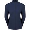 FootJoy Ladies Full-Zip Rib Midlayer Navy