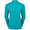 FootJoy Ladies Full-Zip Rib Midlayer Tile Blue 