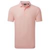FootJoy Gents Heritage Logo Lisle White - Peach