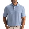 FootJoy Gents Order Geometric Lisle White - Riviera - Peach