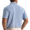 FootJoy Gents Order Geometric Lisle White - Riviera - Peach