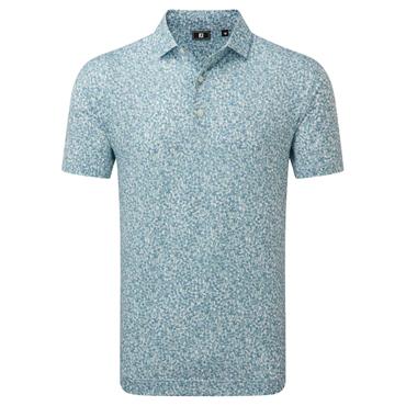 FootJoy Gents Bloody Mary Lisle Polo Shirt White - Lavender Aura - Mint Julep - Windward Blue