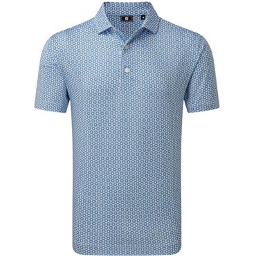 FootJoy Gents Vegas Marker Lisle White - Riviera - Peach