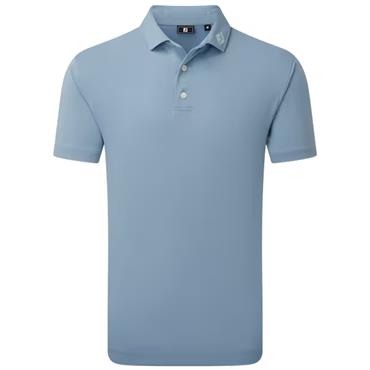 FootJoy Gents Stretch Pique Solid Polo Shirt Windward Blue