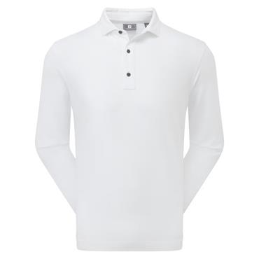 FootJoy Gents ThermoSeries Long Sleeve Shirt White