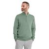FootJoy Gents drirelease® ¼ Zip Lined Sweater Heather Lichen (Olive)