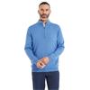 FootJoy Gents drirelease® ¼ Zip Lined Sweater Heather Blue