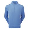FootJoy Gents drirelease® ¼ Zip Lined Sweater Heather Blue