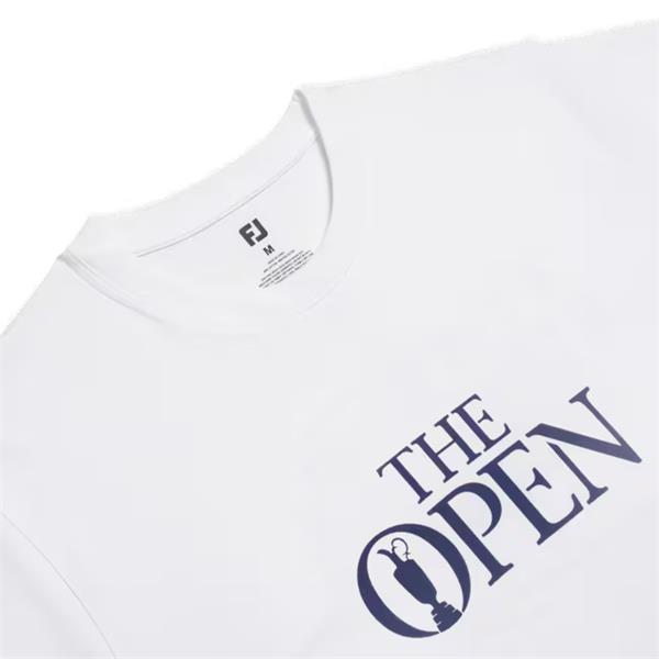 FootJoy Gents 154th Open Championship Clubhouse T-Shirt White