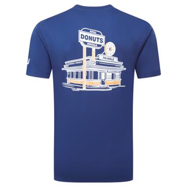 FootJoy Gents 154th Open Championship Donut T-Shirt Blue