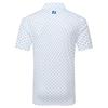 FootJoy Gents 154th Open Championship Ditsy Floral Lisle Polo Shirt White