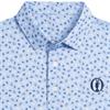 FootJoy Gents 154th Open Championship Lisle Polo Shirt Light Blue