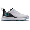 FootJoy Fuel Junior Shoes White - Black - Blue