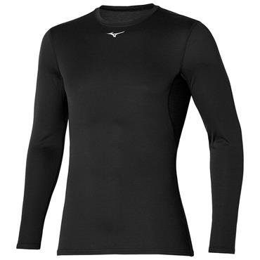 Mizuno Gents Mid Weight Crew Neck Black