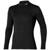 Mizuno Gents Mid Weight High Neck Baselayer Black