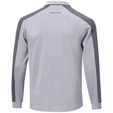 Mizuno Gents Showdown Long Sleeve Polo Shirt Quicksilver