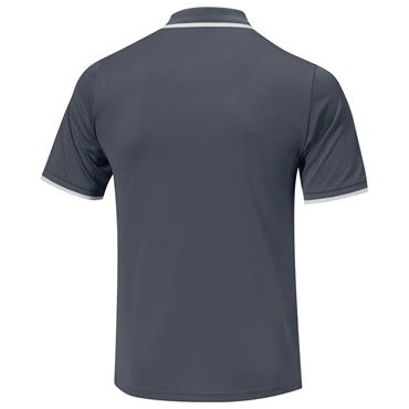Mizuno Gents Rib Knitted Polo Shirt Lava Smoke