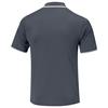 Mizuno Gents Rib Knitted Polo Shirt Lava Smoke