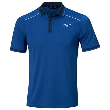 Mizuno Gents Rib Knitted Polo Shirt Surf The Web