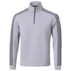 Mizuno Gents Elevated Warm ¼ Zip Quicksilver