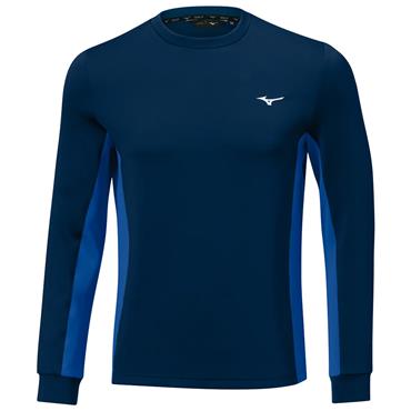 Mizuno Gents G-Style Long Sleeve Crew Neck 2.0 Estate Blue