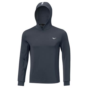 Mizuno Gents G-Style Long Sleeve Hoodie 2.0 Lava Smoke