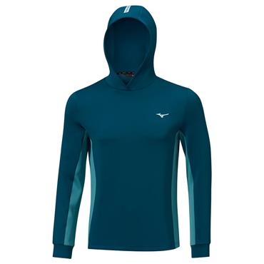 Mizuno Gents G-Style Long Sleeve Hoodie 2.0 Sailor Blue