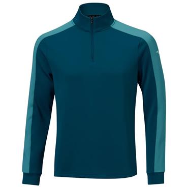 Mizuno Gents Elevated Warm ¼ Zip Sailor Blue