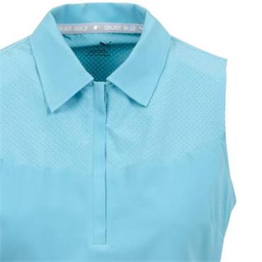 Puma Ladies Harding Sleeveless Polo Porcelain