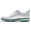 FootJoy Gents Premiere Series Field Shoes White - Mint - Blue