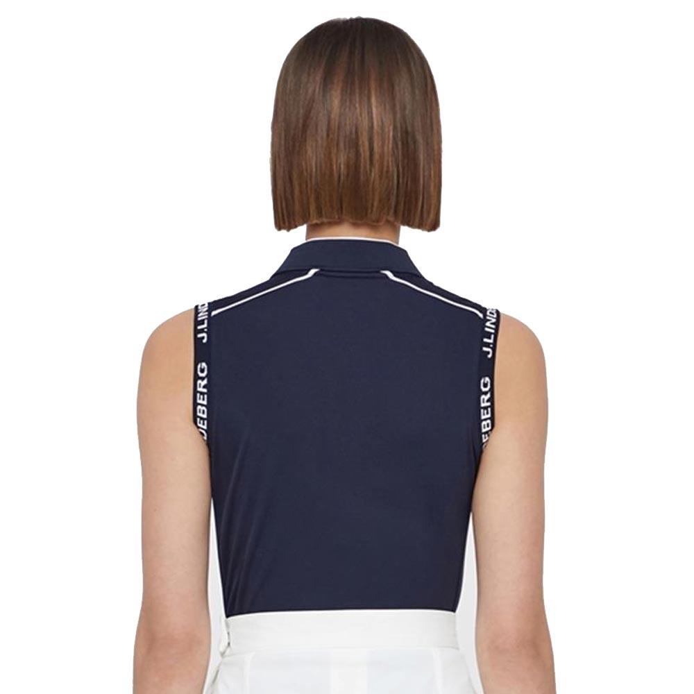 J.Lindeberg Ladies Givana Sleeveless Top Navy Golf Store