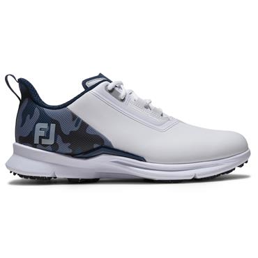 FootJoy Gents Fuel Shoes White - Navy - Silver