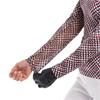EPNY Ladies Long Sleeve Stars Houndstooth Sunshirt White Multi