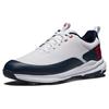 FootJoy Gents Tour Rival Shoes White - Navy - Red
