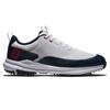 FootJoy Gents Tour Rival Shoes White - Navy - Red