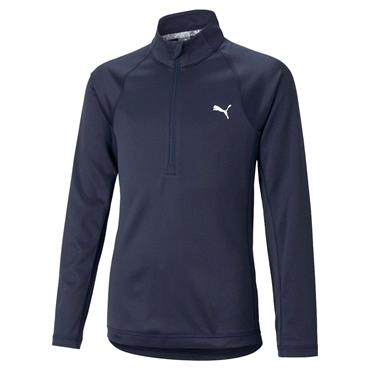 Puma Junior - Girls ¼ Zip Top Peacoat