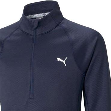 Puma Junior - Girls ¼ Zip Top Peacoat