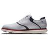 FootJoy Gents FJ Traditions Shoes White - Navy - Red