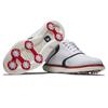 FootJoy Gents FJ Traditions Shoes White - Navy - Red