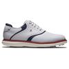 FootJoy Gents FJ Traditions Shoes White - Navy - Red