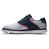 FootJoy Gents FJ Traditions Shoes White - Navy - Pink