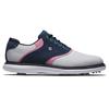 FootJoy Gents FJ Traditions Shoes White - Navy - Pink