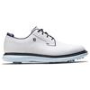FootJoy Gents FJ Traditions Blucher Shoes White - Sky Blue - Camo